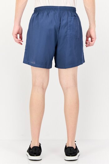 adidas Men Sportswear Fit Brand Logo Outdoor Shorts, Blue