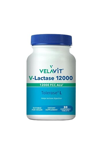 Velavit V-Lactase 12000 Mg 30 Tablets
