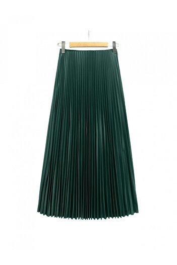 HİJABAYA Pleated Waist Elastic Skirt