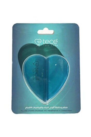 TECE Medicine and Vitamin Organizer and Holder by Tissy - 4 Compartments
