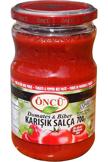 Öncü Öncü Pepper and Tomato Mixed Paste, 700 gr