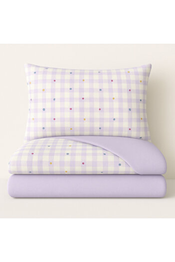 Pazar Home Bedding 4-piece children's single bed sheet, cotton, 170*225 cm, single - Bazaar Home Birth, with stitched filling