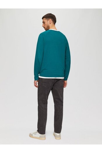 s.Oliver Men's sweater, thin, cotton, with logo,