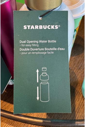 Starbucks Paslanmaz Çelik Şişe - Açık Mavi- 473 ml -