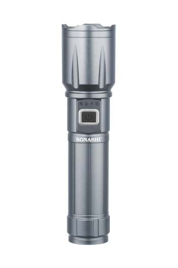 sonashi Rechargeable LED Torch with Zoom Function