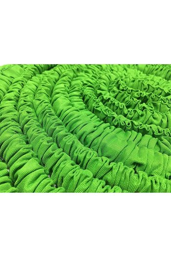 MACVI Macvi® Extendable Garden Hose with Multifunctional Watering Gun, Length 30m, Green