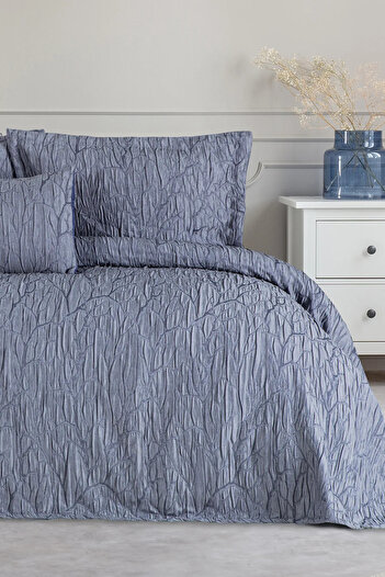 Özdilek Nirvanadouble Bedspread Set - Indigo