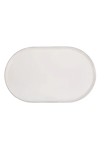 Porland Chopin Platinum 32cm Oval Boat Plate