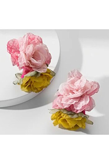 Dgt Luxury Boho Rose Design Earrings, Beach, Summer, Party-Ear Pin Stainless Steel