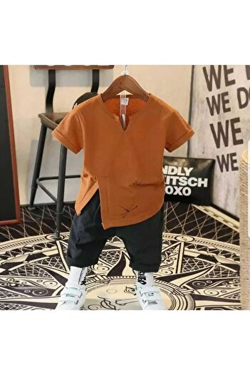 zeynoshkids Boy's Top and Bottom Holiday Suit