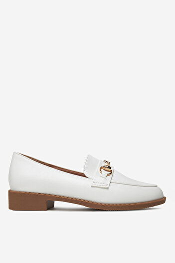 DeeZee Women's Lords low white flats 39