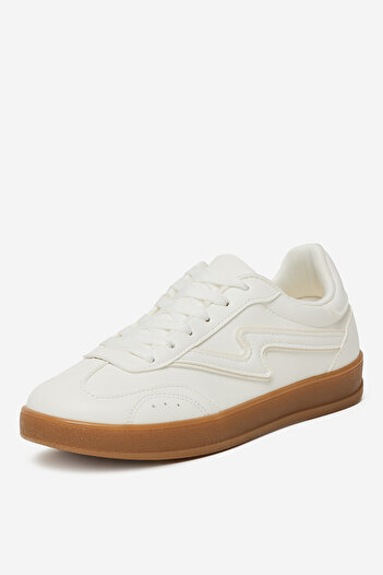 DeeZee Teniși damă Low White Flat 41