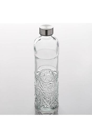 bebelyno Water Bottle with Lid and Metal Thread 1l
