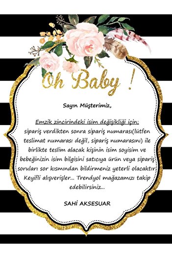 Sahi Aksesuar سلسلة اللهاية المسماة - حزام اللهاية - هدية الطفل Tybez124