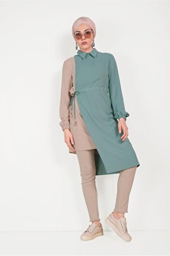 Alvina Belden Latched Linen Tunic 40645