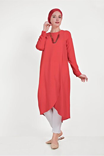 Alvina Asymetric Cut Zip Tunic 40470
