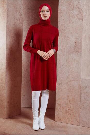 Alvina Throat Collar Knit Tunic 44902