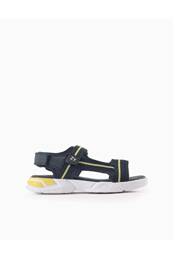 Ziddy Lightweight Sandals for Boys 'Superlight Runner', Blue/Yellow