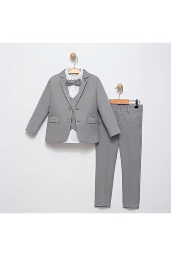 Terry Boy's Tuxedo Suit with Jacket / Jacket, Pants, Waistcoat, Shirt and Bowtie