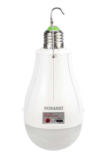 sonashi Rechargeable LED Bulb with Hanging Hook Included