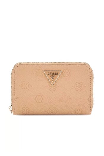 Guess Cresidia Slg Medium Zip Around Women's Beige Wallet Swpg9349140-Bei
