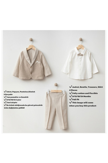 Nipperland Baby Boy and Child Holiday, Daily, Special Day 4 Piece Set up to 2 Years Old