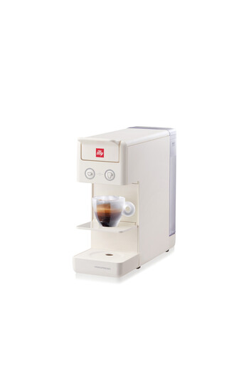 illy Y3.3 Single Serve Espresso and Coffee Capsule Machine - White