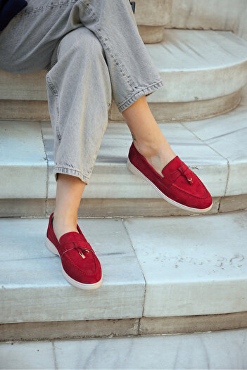 MİLAYA SHOES أحذية كارمن سويد اليومية للنساء