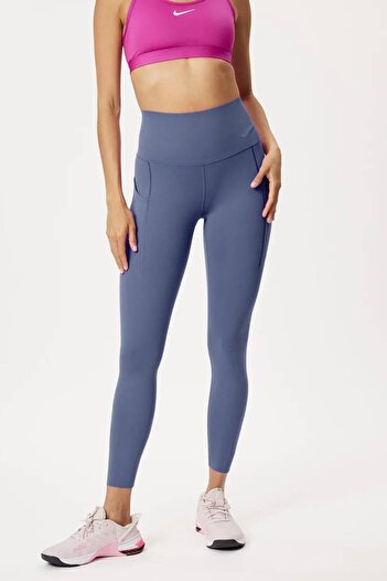 Nike Dri Fit Universa High Rise 7/8 μήκους Γυναικείο κολάν με λέιζερ με 2 τσέπες για κατοικίδιο