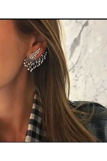 cihem Stellar Bloom - Yeni Model taşlı küpe