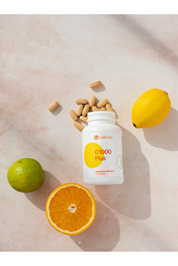 Calivita Oregano Oil (30 ml) + Vitamin C 1000 Plus (100 tablets) Food Supplement for Cold and Flu - Calivita