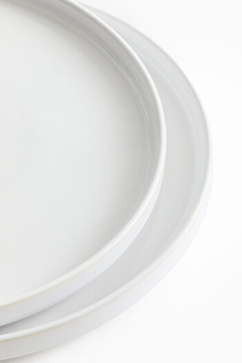 H&M 2’li Stoneware Yemek Tabağı