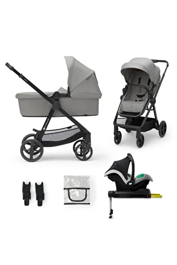 Kinderkraft Carucior Newly, 4 v 1, měsíčně šedá