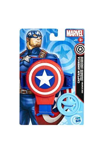 SPIDERMAN MARVEL SUPERHERO DISC BLASTER CAPTAIN AMERICA WEAPON
