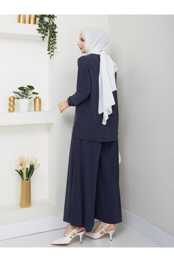 MODAMÜNASİP New Season Very Comfortable Stylish Trousers Loose Cut Set