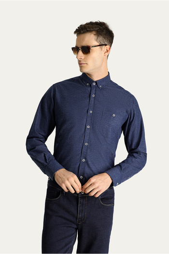 Kiğılı Long Sleeve Slim Fit Slim Fit Lumberjack Cotton Button Collar Shirt