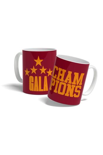 OFFSIDE Yellow Red Fan 25Th Championship 5 Star Champions Mug Cup Printed Mug Porcelain Cup