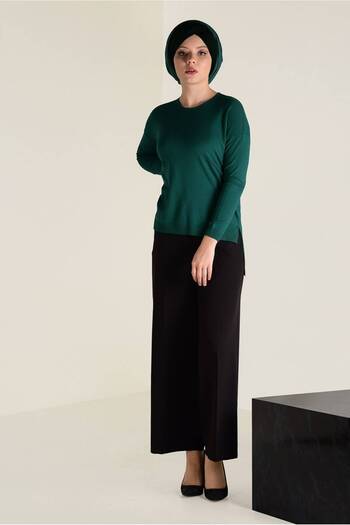 Alvina Cycling Collar Knitting Tunic 4503