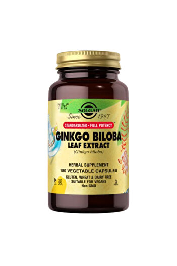 Solgar Ginkgo Biloba Leaf Extract 180'S