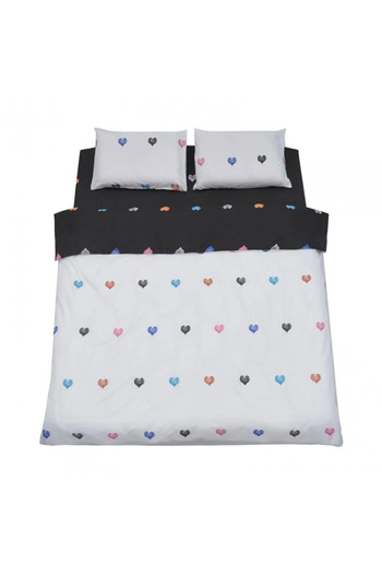 Heinner King size microfiber bed linen, 220x240 cm, Hearts model