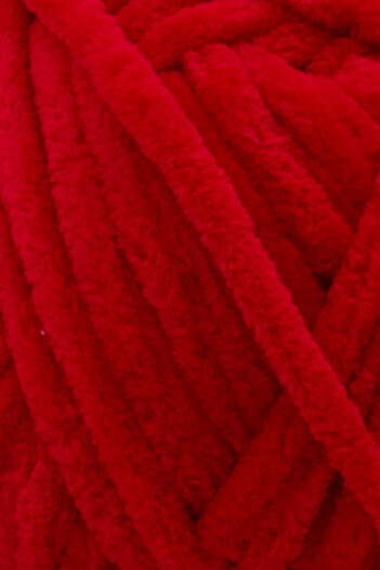 Self Velvet Kitten - Red Velvet Yarn, Amigurumi, Toy, Blanket Hand Knitting Yarn