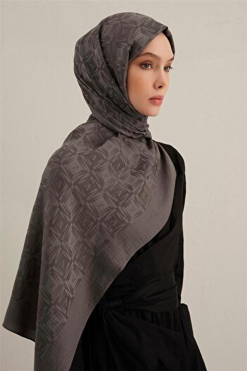 Armine Lyocell Naia Square Monogram Shawl 6 18
