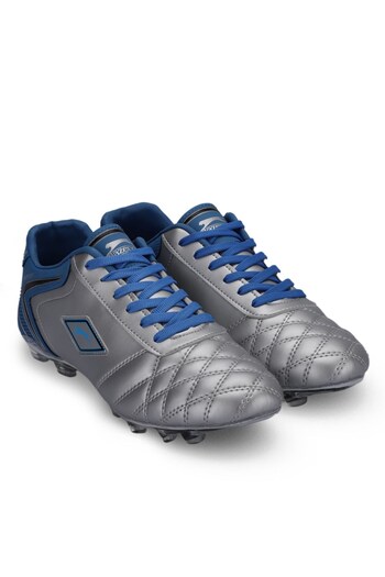 Slazenger Άνετα Casual Lace-Up Παπούτσια Astroturf Field Γκρι Μπλε