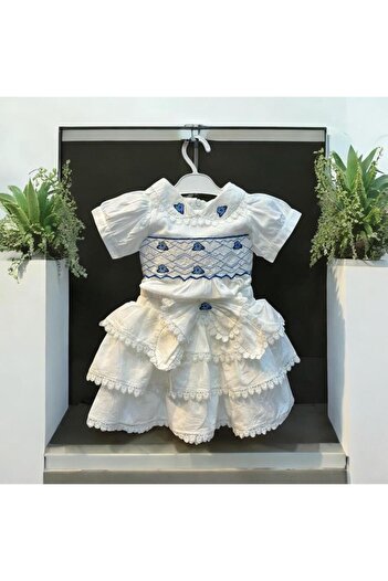 KOKOŞ BEBEK Kız Çocuk Yazlık Elbise | 4/8 Yaş Arası