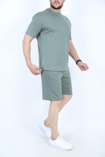 golden toptan Men's Oversize Shorts Suit
