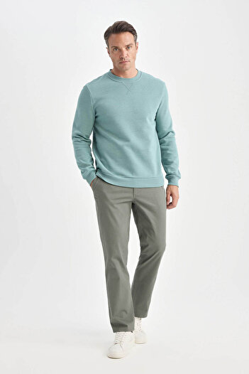 DeFacto Khaki Men's Trousers D7349Ax/Kh398