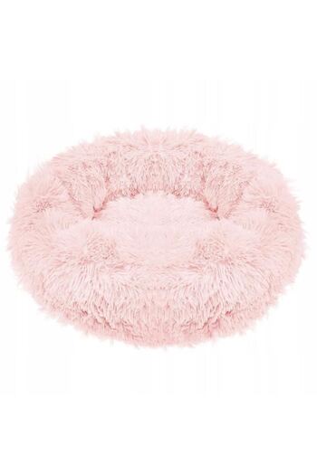 Springos Soft bed, for dog/cat, dirty pink, 80 cm