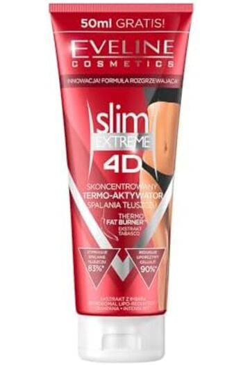 Eveline Cosmetics Slim Extreme Thermo 4D Active Slimming Serum - Anti-Cellulite Fat Burner, 250ml