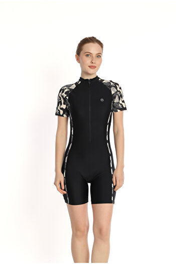 İKSUN Costum de baie Surfer Swim Jumpsuit cu fermoar