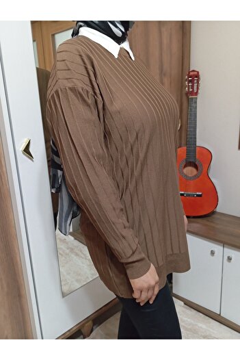 meday Clothing Thin Hijab Knitwear Blouse